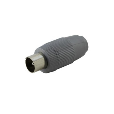 DH CONECTOR COAXIAL ANTENA MACHO GRIS