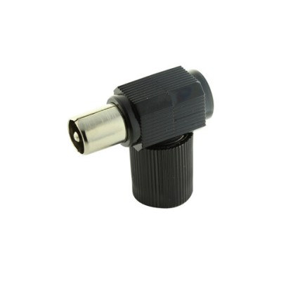 DH CONECTOR COAXIAL MACHO ANTENA NEGRO