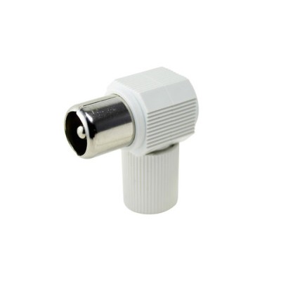 DH CONECTOR COAXIAL MACHO ANTENA BLANCO