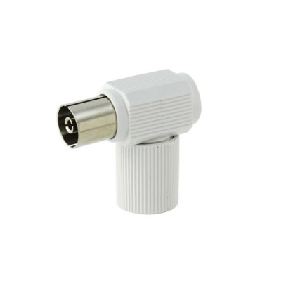 DH CONECTOR COAXIAL HEMBRA ANTENA BLANCO