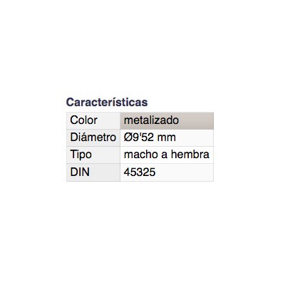 DH ADAPTADOR / PROLONGADOR MACHO-HEMBRA TV PAL