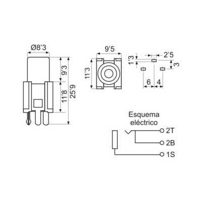 DH BASE COAXIAL RCA HEMBRA