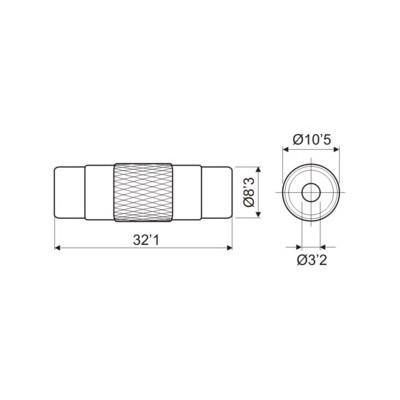 DH CONECTOR DOBLE HEMBRA RCA