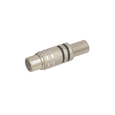 DH CONECTOR COAXIAL RCA HEMBRA METÁLICO