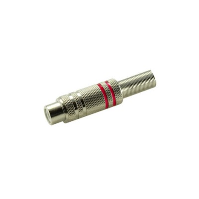 DH CONECTOR COAXIAL RCA HEMBRA METÁLICO