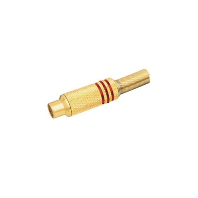 DH CONECTOR COAXIAL RCA HEMBRA METÁLICO