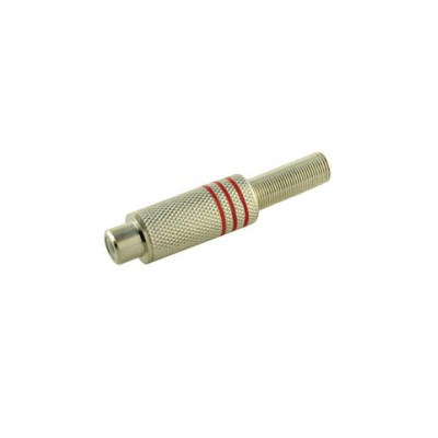 DH CONECTOR COAXIAL RCA HEMBRA METÁLICO