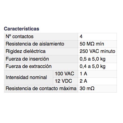 DH CONECTOR MINI-DIN MACHO