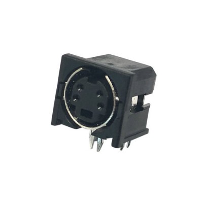 DH CONECTOR MINI DIN HEMBRA SIN BLINDAR PARA CIRCUITO IMPRESO