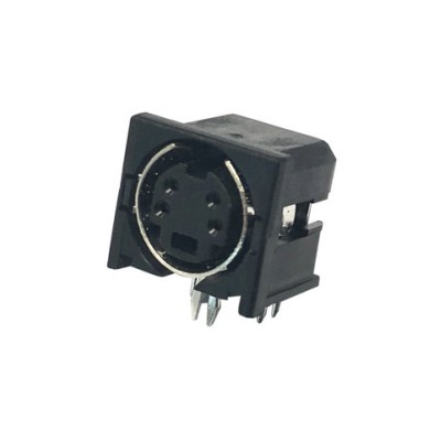 DH CONECTOR MINI DIN HEMBRA SIN BLINDAR PARA CIRCUITO IMPRESO