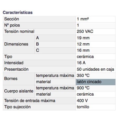 DH REGLETA CERÁMICA