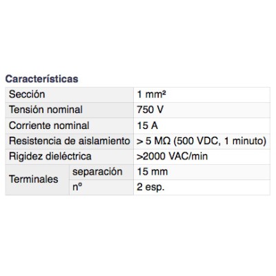 DH REGLETA DE CONEXIÓN