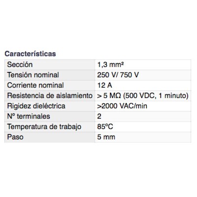 DH REGLETA DE CONEXIÓN