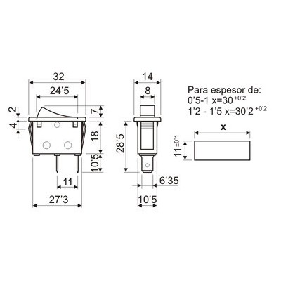 DH INTERRUPTOR UNIPOLAR