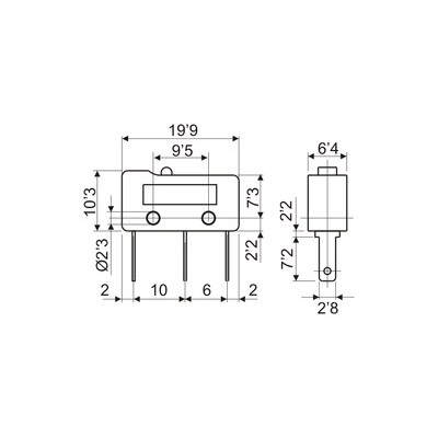 DH MICROINTERRUPTOR CON PALANCA