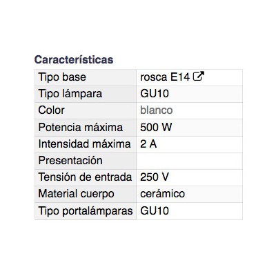 DH ADAPTADOR PORTALÁMPARAS