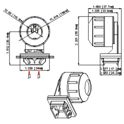 DH PORTALÁMPARAS ESTANCO PARA TUBO T5