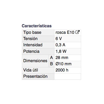 DH LAMPARITA DE FILAMENTO