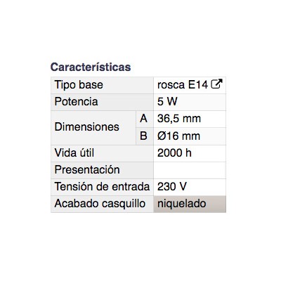 DH LAMPARITA DE FILAMENTO