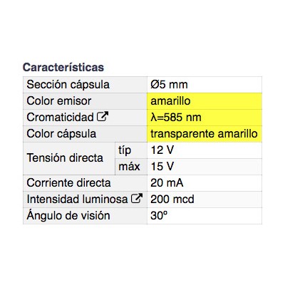 DH DIODO LED 5 MM