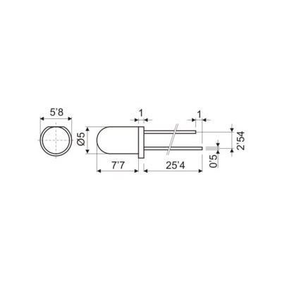 DH DIODO LED 5 MM