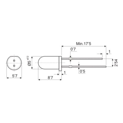 DH DIODO RECEPTOR DE INFRARROJOS