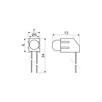 DH PORTALED CON LED 4,8 MM