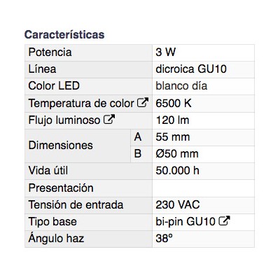 DH BOMBILLA LED