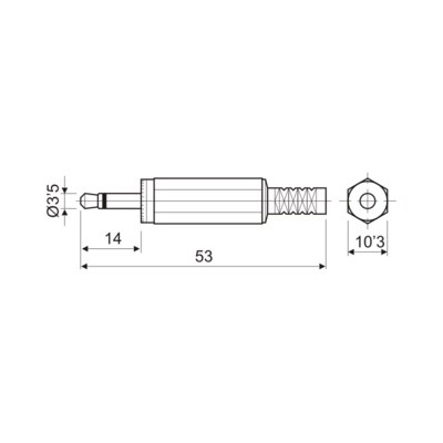 DH JACK MACHO MONO 3,5 MM