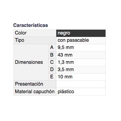 DH CONECTOR ALIMENTACIÓN