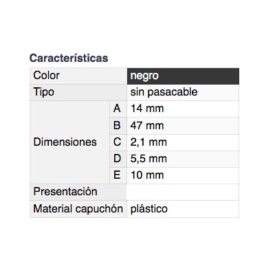 DH CONECTOR ALIMENTACIÓN