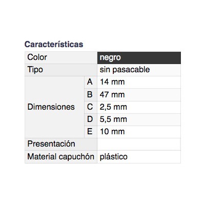 DH CONECTOR ALIMENTACIÓN