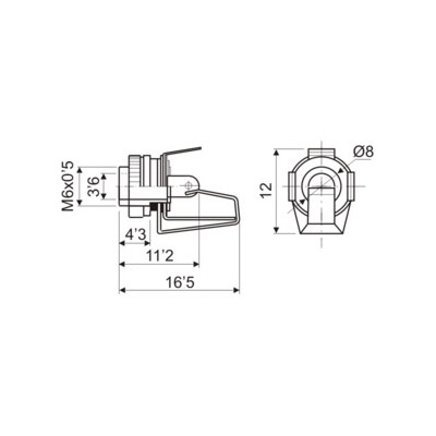 DH JACK HEMBRA MONO 3,5 MM