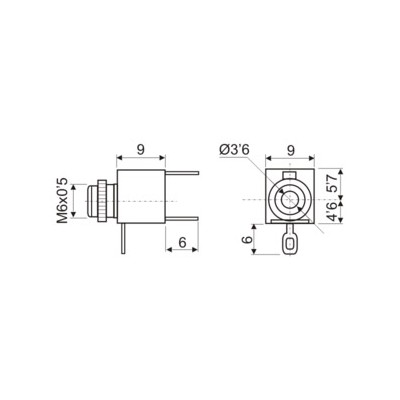 DH JACK HEMBRA MONO 3,5 MM