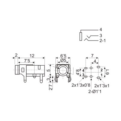 DH CONECTOR C.I HEMBRA MONO 2,5 MM