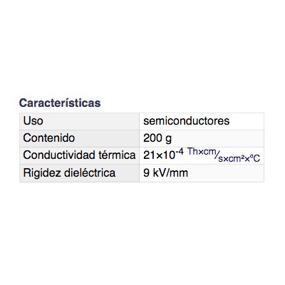 DH SILICONA TÉRMICA EN BOTE PARA SEMICONDUCTORES