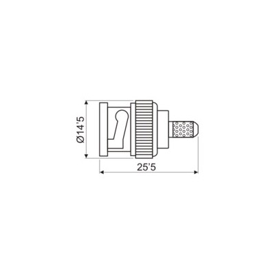 DH CONECTOR BNC MACHO