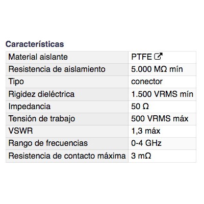 DH ADAPTADOR BNC MACHO A BNC HEMBRA ACODADO