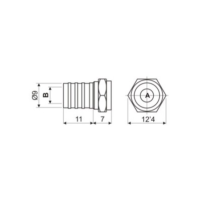 DH CONECTOR F MACHO CRIMP