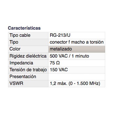 DH CONECTOR F MACHO A TORSIÓN