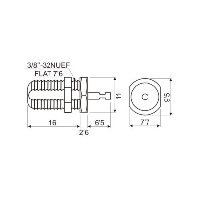 DH CONECTOR F HEMBRA A ROSCA