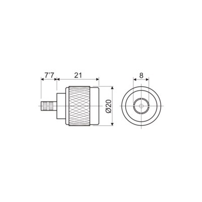 DH CONECTOR N MACHO CRIMPAR