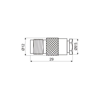 DH CONECTOR TNC HEMBRA AÉREO