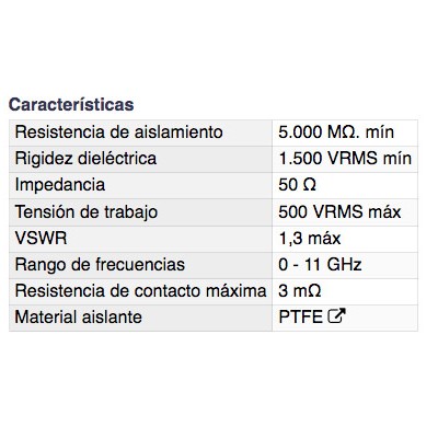 DH ADAPTADOR TRIPLE TNC MACHO