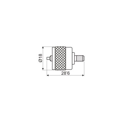 DH CONECTOR UHF MACHO PARA ENGASTAR