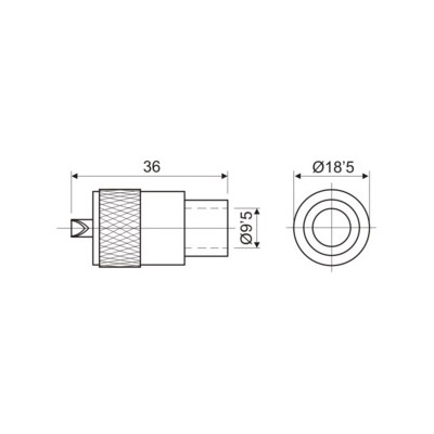 DH CONECTOR UHF MACHO