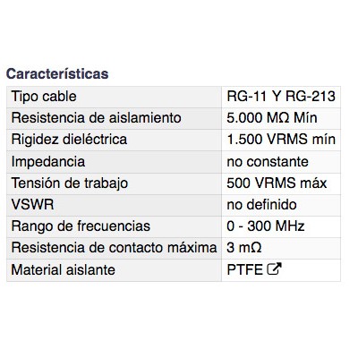 DH CONECTOR UHF MACHO