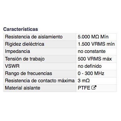 DH CONECTOR UHF HEMBRA