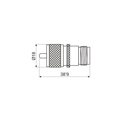 DH ADAPTADOR UHF MACHO A N HEMBRA