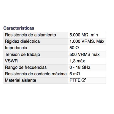 DH CONECTOR SMA HEMBRA